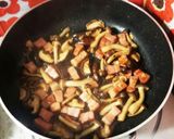 ♡ｷﾉｺとﾍﾞ-ｺﾝの和風ﾊﾟｽﾀ♡作り方4写真