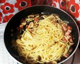 ♡ｷﾉｺとﾍﾞ-ｺﾝの和風ﾊﾟｽﾀ♡作り方6写真