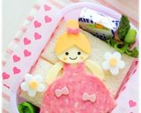 バレリーナの女の子♪キャラ弁作り方10写真