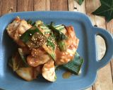 レンジで節約*鶏むね肉の味噌マヨ蒸し焼き作り方8写真