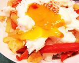 ランチに「きんぴらの半熟目玉焼き丼*」作り方4写真
