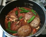 失敗なし✿煮込みチーズinハンバーグ作り方16写真