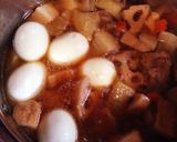 お肌＆腸美人に♡豚バラ軟骨と根菜の煮込み作り方7写真