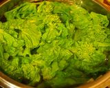 菜の花とヒメ甘海老の生姜風味パスタ作り方3写真