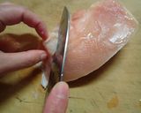 鶏胸肉のやわらかマヨネーズソテー作り方1写真