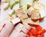 お肌＆腸美人に♡豚バラ軟骨と根菜の煮込み作り方3写真