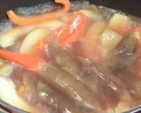 茄子とパパイヤの煮物作り方4写真