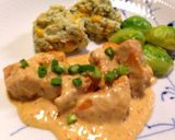 マグロの味噌漬けのクリーム煮込み作り方5写真