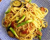 アスパラとベーコンのGBS和風パスタ作り方6写真