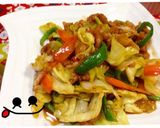 超簡単！味噌で野菜たっぷり本格回鍋肉作り方8写真