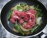 牛肉の赤ワイン炒め（牛皿風）作り方3写真