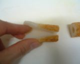 お弁当に☺かにかまちくわ作り方1写真