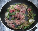 牛肉の赤ワイン炒め（牛皿風）作り方4写真