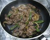 牛肉の赤ワイン炒め（牛皿風）作り方5写真
