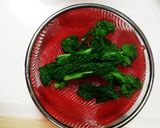菜の花のペペロンチーノ作り方2写真