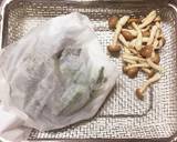 包丁・鍋いらず。春菊としめじのごま酢和え作り方6写真