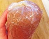 鶏胸肉の彩りロール〜大葉味噌ソース〜作り方6写真