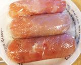 鶏胸肉の彩りロール〜大葉味噌ソース〜作り方7写真
