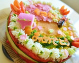 卒業式、卒園式おめでとうご飯ケーキ作り方9写真