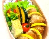 鶏むね肉のはちみつレモンソース★お弁当作り方9写真