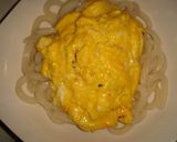 豚ニラ玉のあんかけうどん作り方5写真