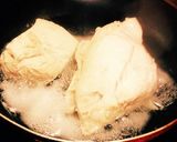 コウサイタイと鶏胸肉のゴマ味噌マヨ和え作り方2写真