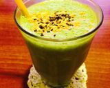 きな粉で飲みやすい☆グリーンスムージー作り方2写真