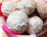 いちごミルク味のスノーボールクッキー♡作り方8写真