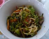 塩焼きそばリメイク☆鮭のバタポン作り方4写真