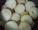 じゃがいもと玉ねぎベーコンの重ね焼き作り方4写真