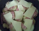 じゃがいもと玉ねぎベーコンの重ね焼き作り方5写真