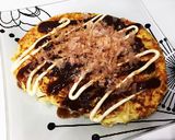 子供も大好き 納豆入りお好み焼き作り方9写真