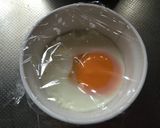 犬ごはん・初心者向1分で完了しらす温玉丼作り方2写真