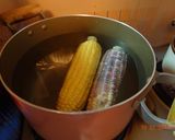 昔ながらの茹でとうもろこし作り方1写真