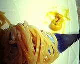 お弁当の残り☆そぼろとネギで和パスタ☆作り方4写真