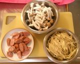 じゃがいもとしめじのペペロンチーノ☆作り方1写真