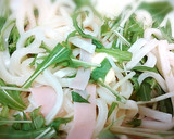 レンジで簡単♡冷凍うどんの海苔ゆず胡椒作り方2写真