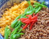 超簡単！フライパン1つで✿そぼろご飯✿作り方12写真