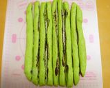 あん食パンHB生地粒あん抹茶三つ編みパン作り方14写真