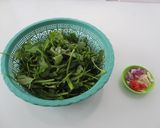 ピリ辛空芯菜のオイスター炒め作り方1写真