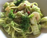 春の薬膳♪菜の花のジェノベーゼ風パスタ作り方6写真