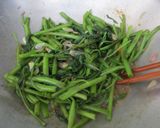 ピリ辛空芯菜のオイスター炒め作り方6写真