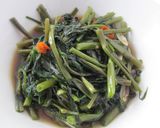 ピリ辛空芯菜のオイスター炒め作り方7写真