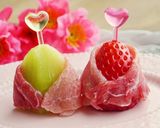 苺とキウイno生ハムピンチョス♥ひな祭り作り方6写真
