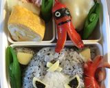 妖怪ウォッチ フユニャン キャラ弁作り方5写真