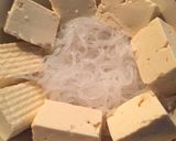 レンジで節約ヘルシー*白滝たっぷり鶏豆腐作り方3写真