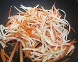 節約 野菜の皮を使った簡単キンピラ作り方4写真