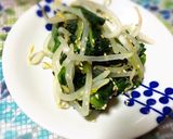 ほうれん草ともやしのナムル作り方4写真