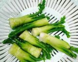 たらの芽ハム巻きマヨ焼き♪作り方1写真