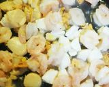 青梗菜と海老、ホタテの中華クリーム煮♪作り方6写真
